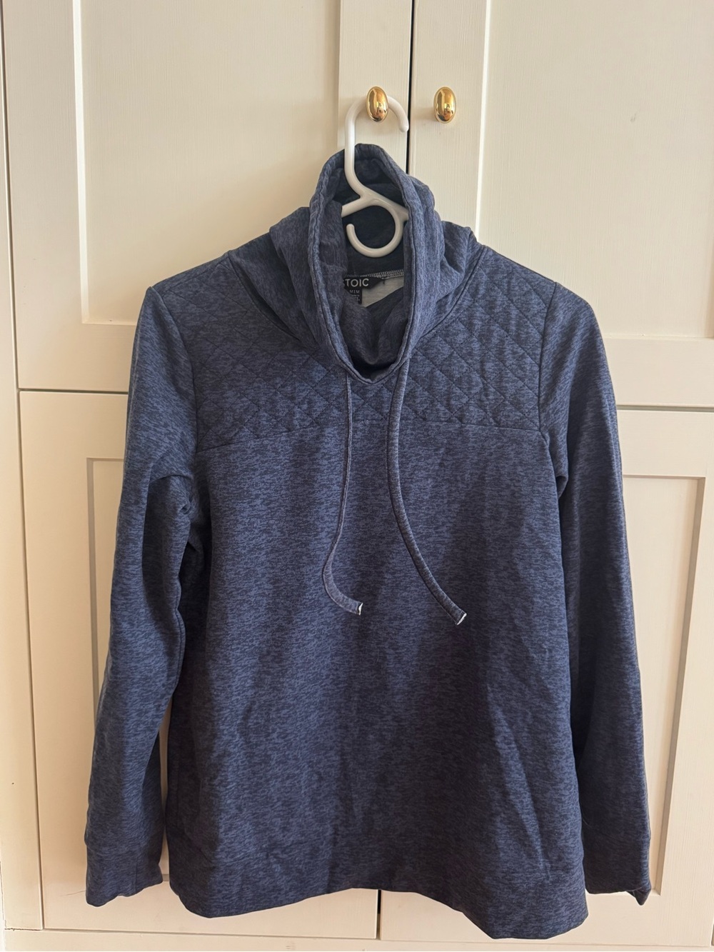 Stoic Women’s Navy Blue cowl neck  Top - Casual Pullover